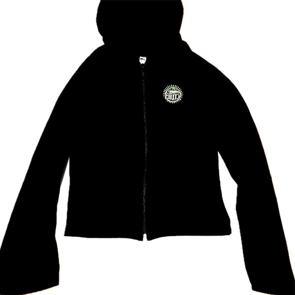 Miller Chill Beer Brewery Bartender Women Genuine Promo Jacket Black Zip Hoodie - Picture 3 of 4
